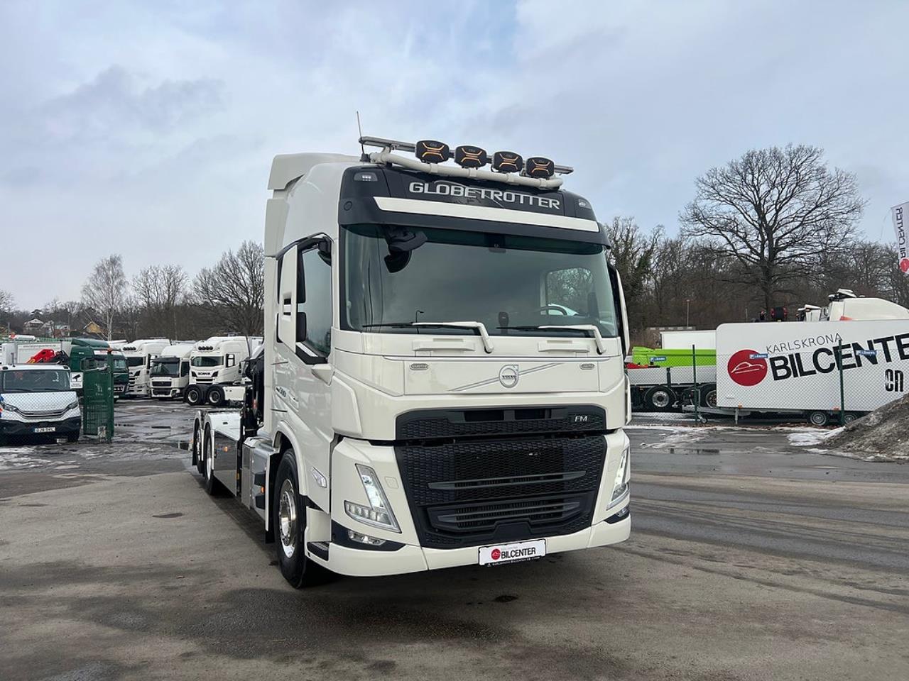 Volvo FM13 500 6x2*4 Kranv&auml;xlare Hiab Kran Komplett Skopa & Flak 2024 - Kran