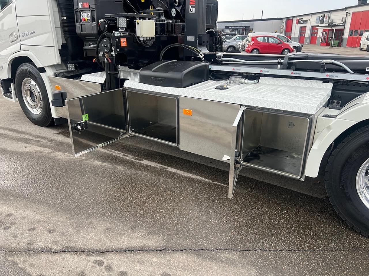 Volvo FM13 500 6x2*4 Kranv&auml;xlare Hiab Kran Komplett Skopa & Flak 2024 - Kran