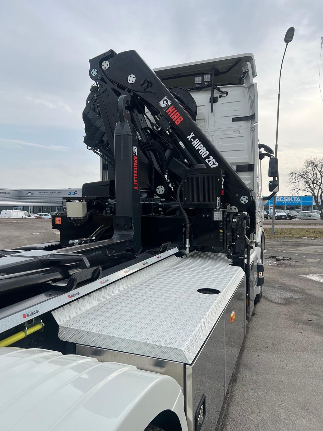 Volvo FM13 500 6x2*4 Kranv&auml;xlare Hiab Kran Komplett Skopa & Flak 2024 - Kran