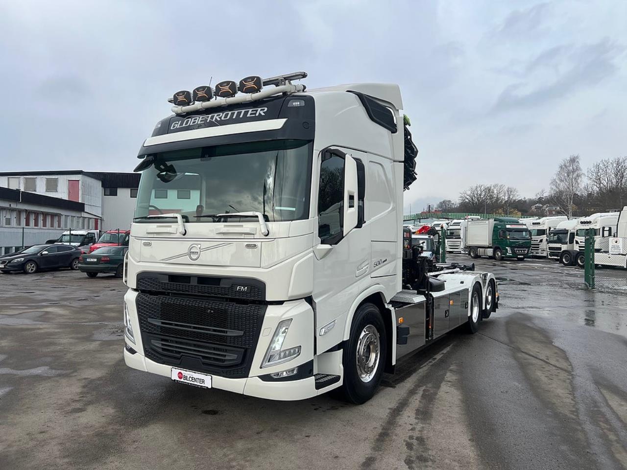 Volvo FM13 500 6x2*4 Kranv&auml;xlare Hiab Kran Komplett Skopa & Flak 2024 - Kran