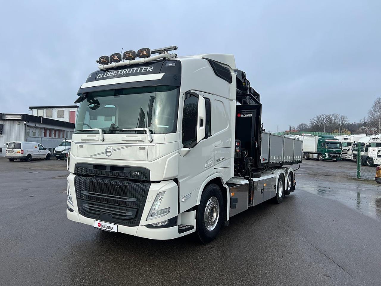 Volvo FM13 500 6x2*4 Kranv&auml;xlare Hiab Kran Komplett Skopa & Flak 2024 - Kran