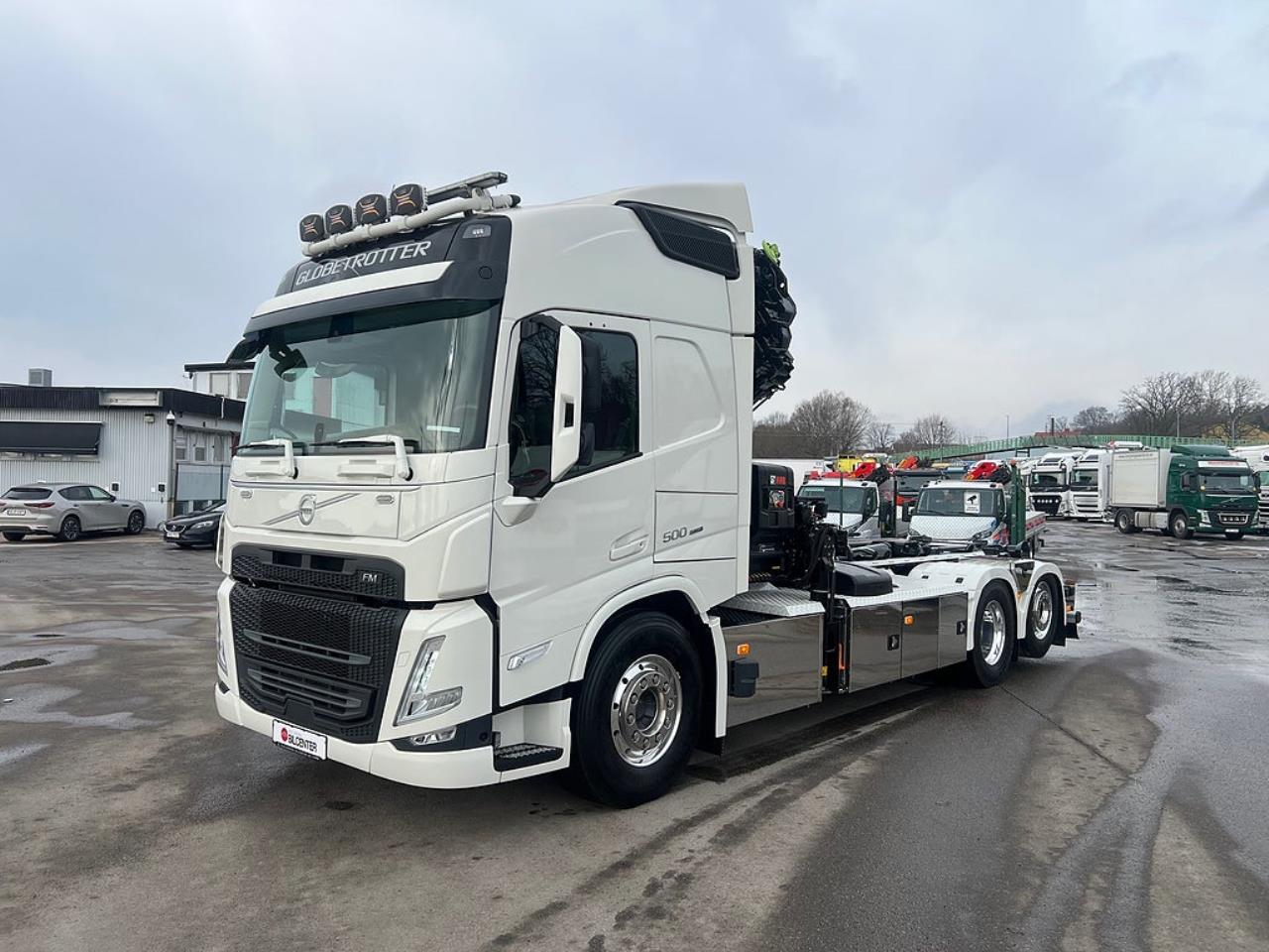 Volvo FM13 500 6x2*4 Kranv&auml;xlare Hiab Kran Komplett Skopa & Flak 2024 - Kran