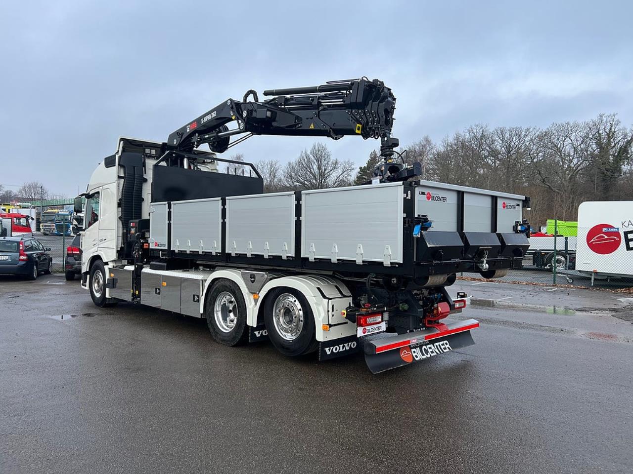 Volvo FM13 500 6x2*4 Kranv&auml;xlare Hiab Kran Komplett Skopa & Flak 2024 - Kran