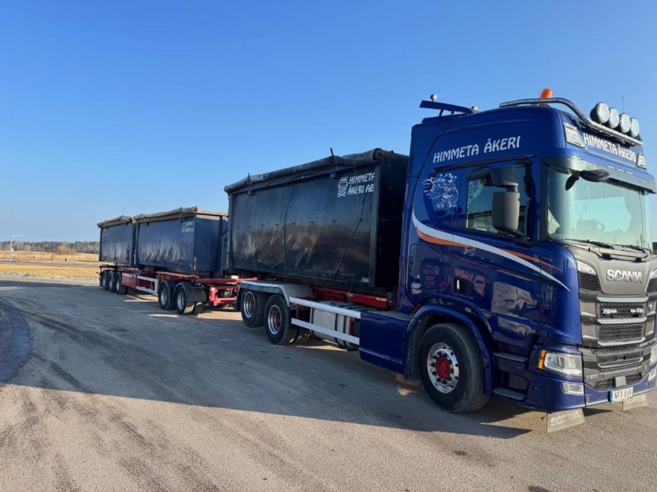 Scania R650 6x2 Joab Lastv&auml;xlare med Hackarps lastv&auml;xlarv 2020 - Krok/Lastv&auml;xlare