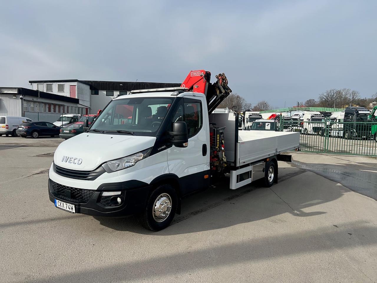 Iveco Daily 72C18 4x2 Kranbil Fassi F70 Kran, Euro 6 2019 - Kran