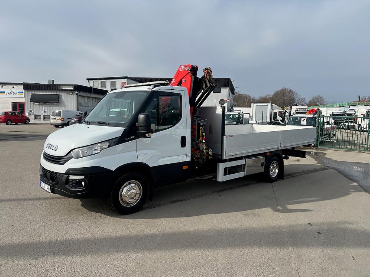 Iveco Daily 72C18 4x2 Kranbil Fassi F70 Kran, Euro 6 2019 - Kran