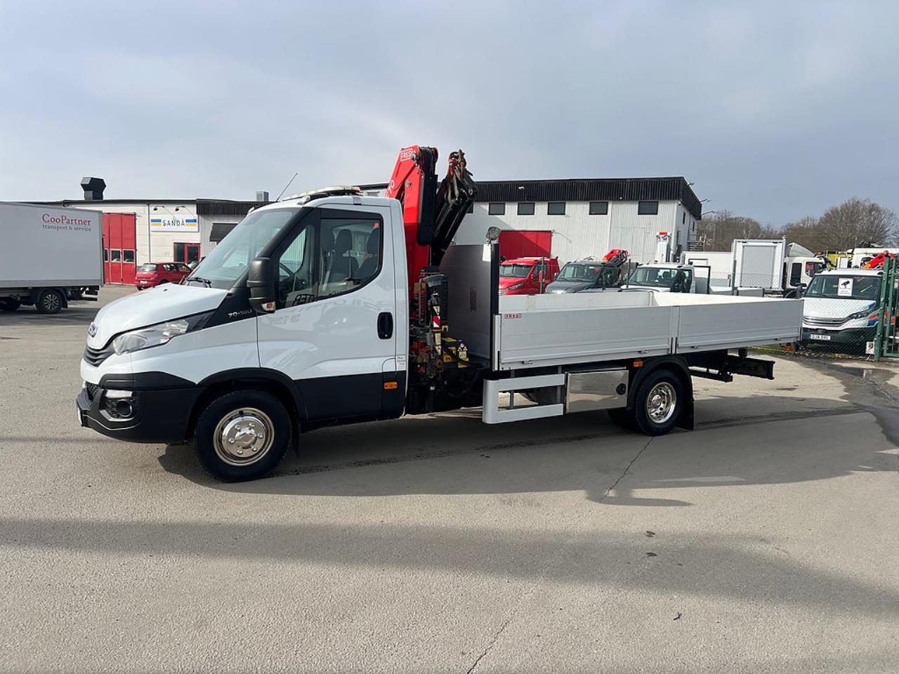 Iveco Daily 72C18 4x2 Kranbil Fassi F70 Kran, Euro 6 2019 - Kran