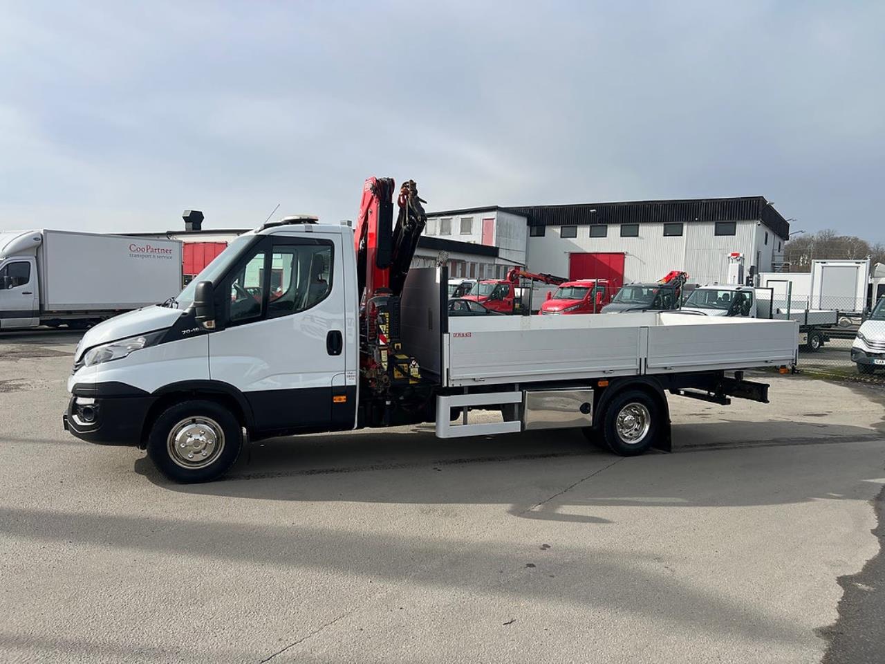 Iveco Daily 72C18 4x2 Kranbil Fassi F70 Kran, Euro 6 2019 - Kran