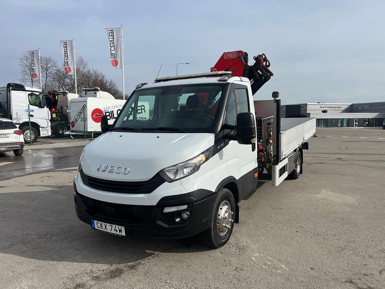Iveco Daily 72C18 4x2 Kranbil Fassi F70 Kran, Euro 6 2019 - Kran