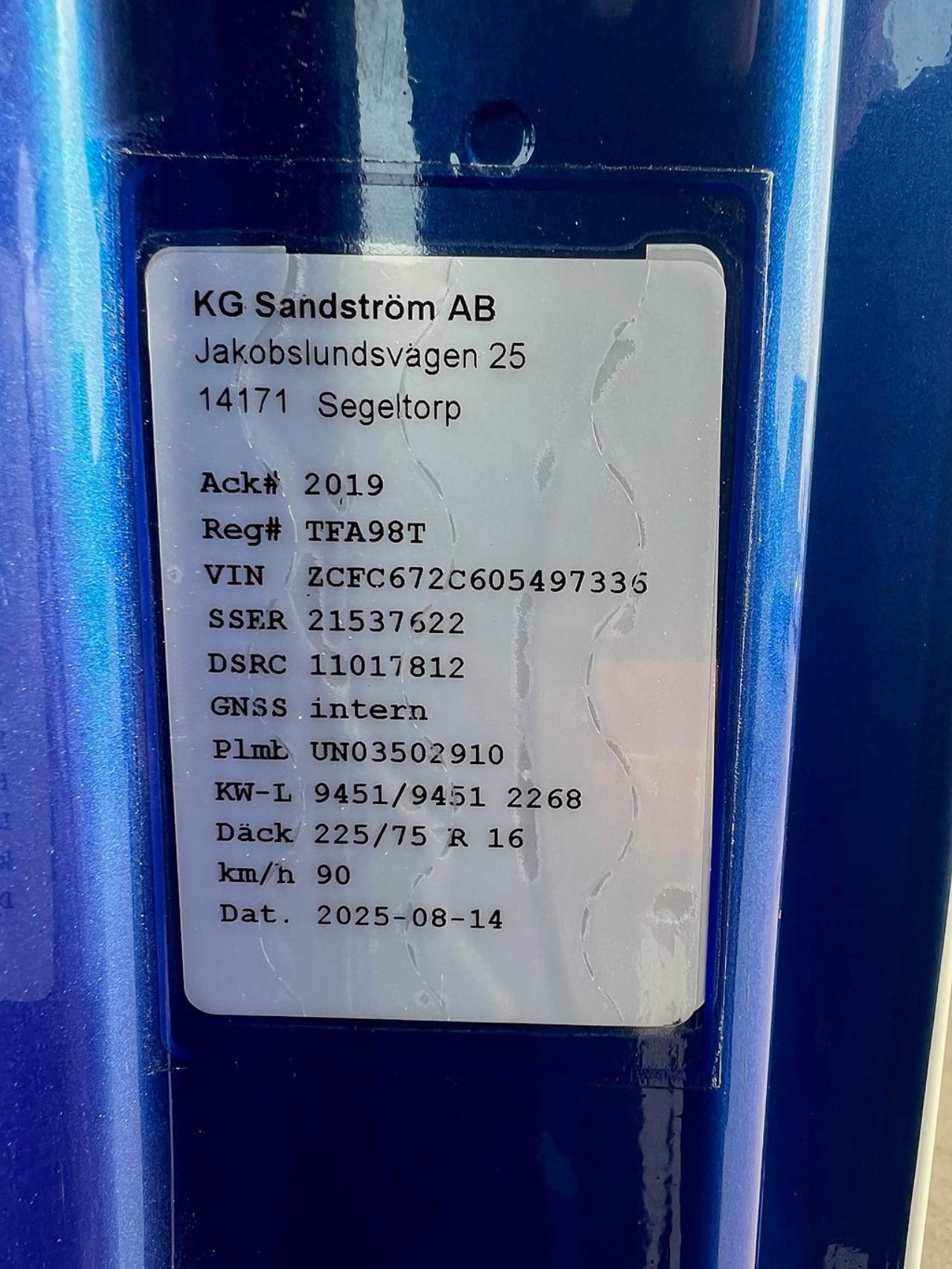 Iveco Daily 72C18 A8 Kranbil Hiab Kran & Z-Lift, Fullutrustad 2023 - &Ouml;vrigt