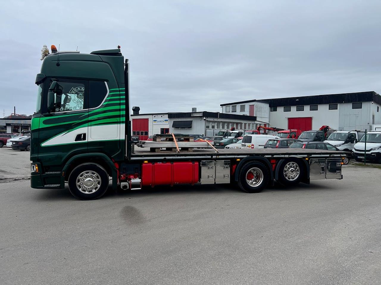 Scania S520 V8 6x2*4 Flakbil 2017 - Flak