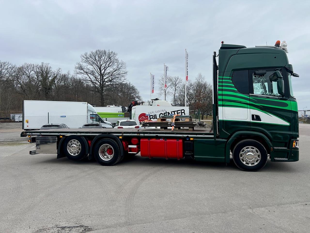 Scania S520 V8 6x2*4 Flakbil 2017 - Flak