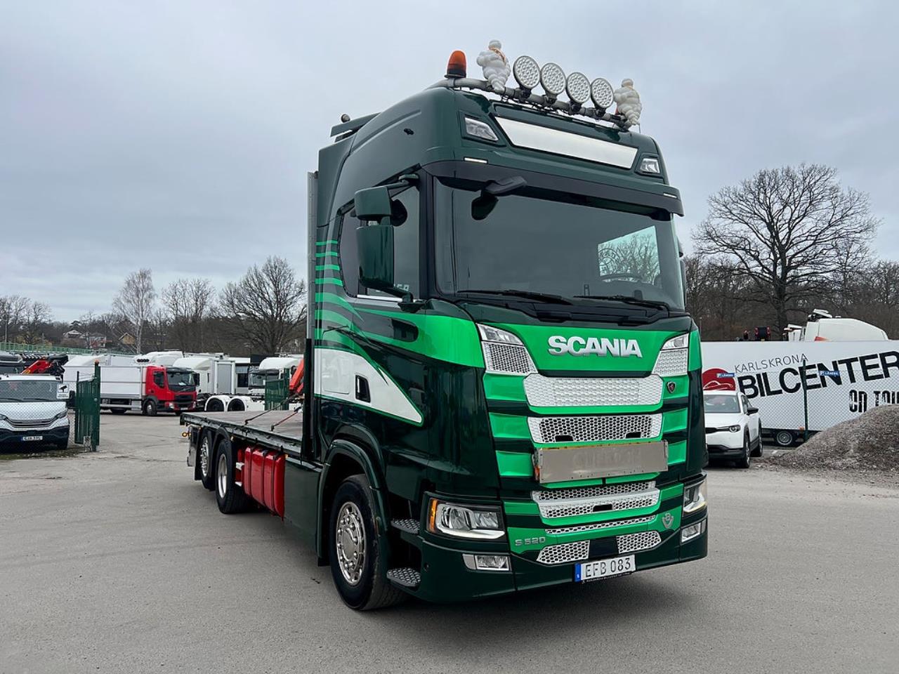 Scania S520 V8 6x2*4 Flakbil 2017 - Flak