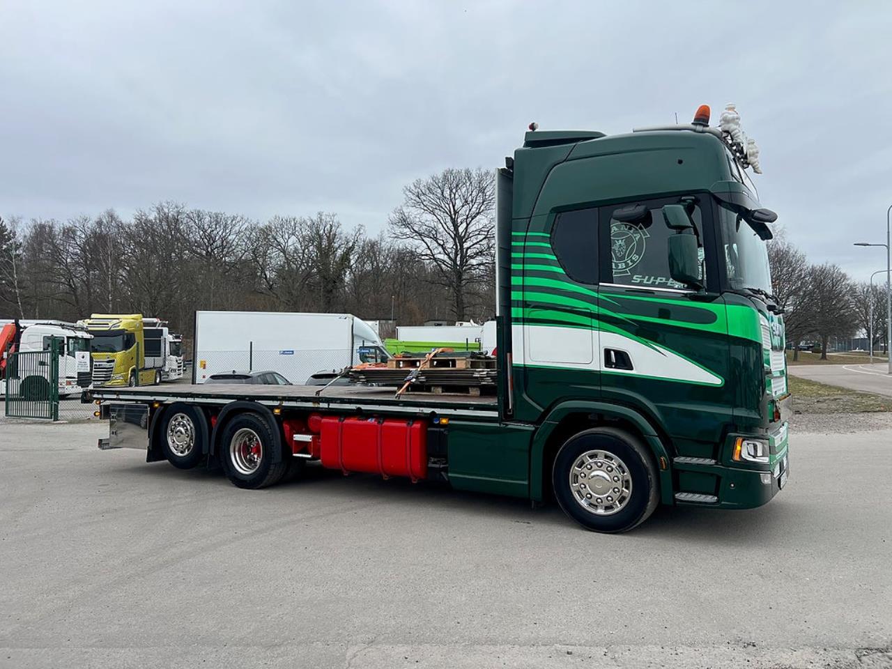 Scania S520 V8 6x2*4 Flakbil 2017 - Flak