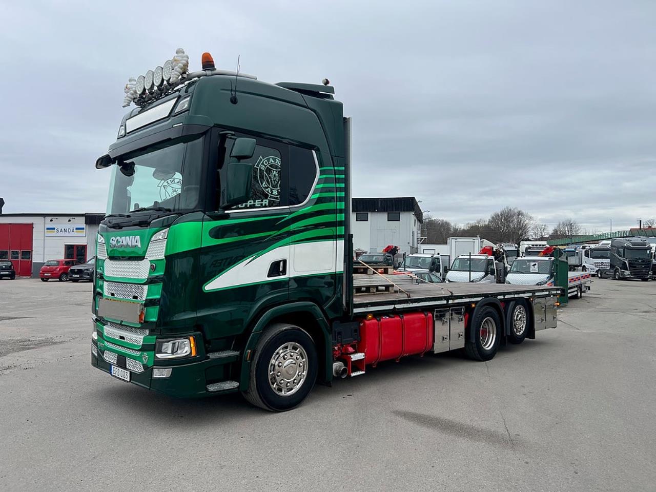 Scania S520 V8 6x2*4 Flakbil 2017 - Flak