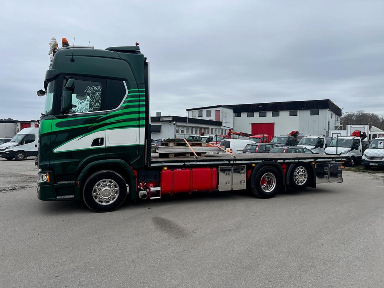 Scania S520 V8 6x2*4 Flakbil 2017 - Flak