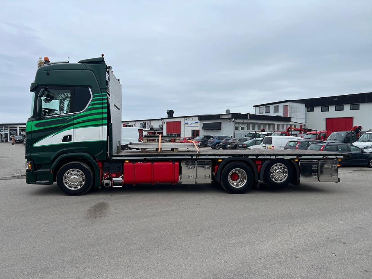 Scania S520 V8 6x2*4 Flakbil 2017 - Flak