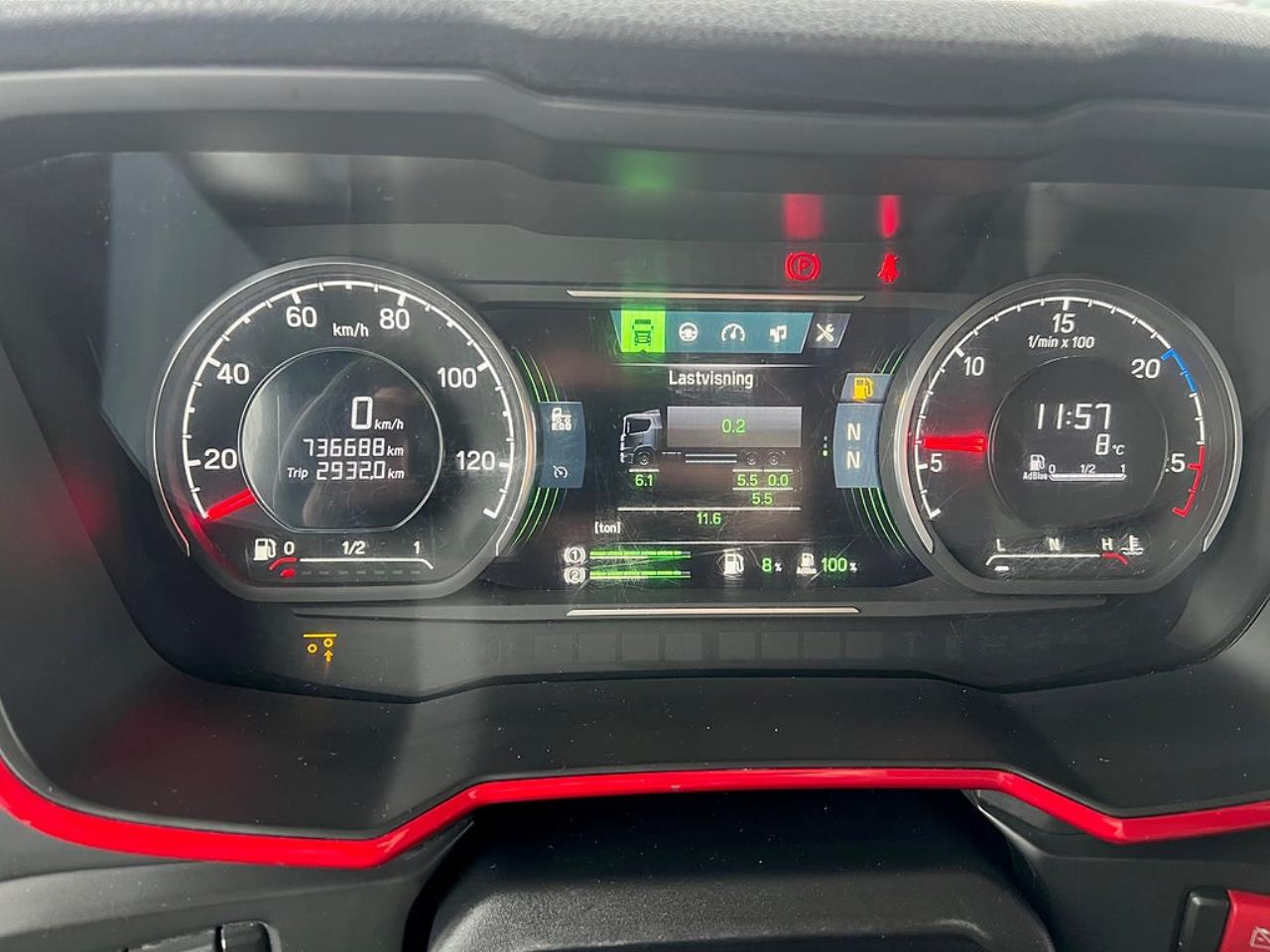 Scania S520 V8 6x2*4 Flakbil 2017 - Flak