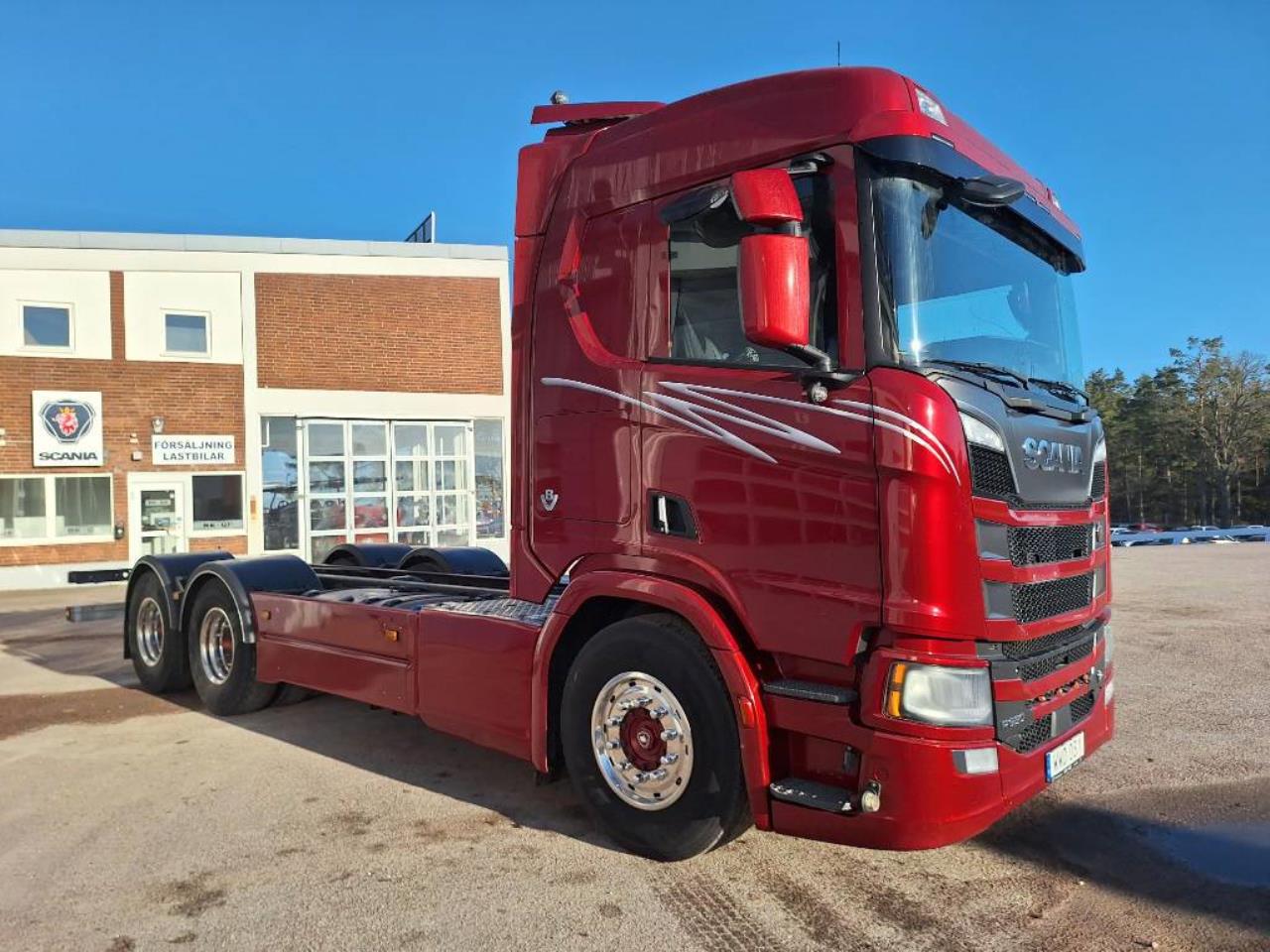 Scania R650 LB6x4 Chassi Scania Chassi 2018 - Enbart chassi