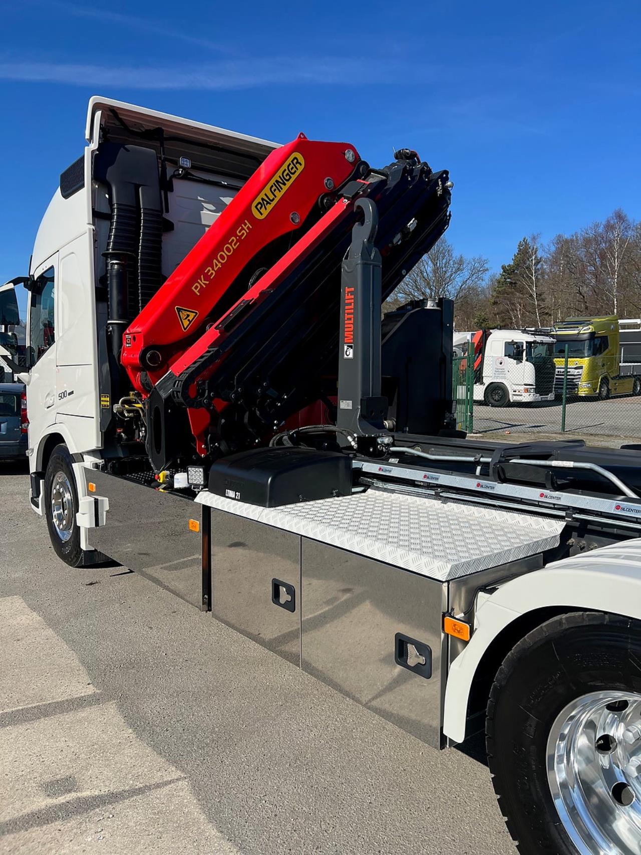 Volvo FM13 500 Kranv&auml;xlare Palfinger 34002 Kran & Fj&auml;rrstyrd 2024 - Kran