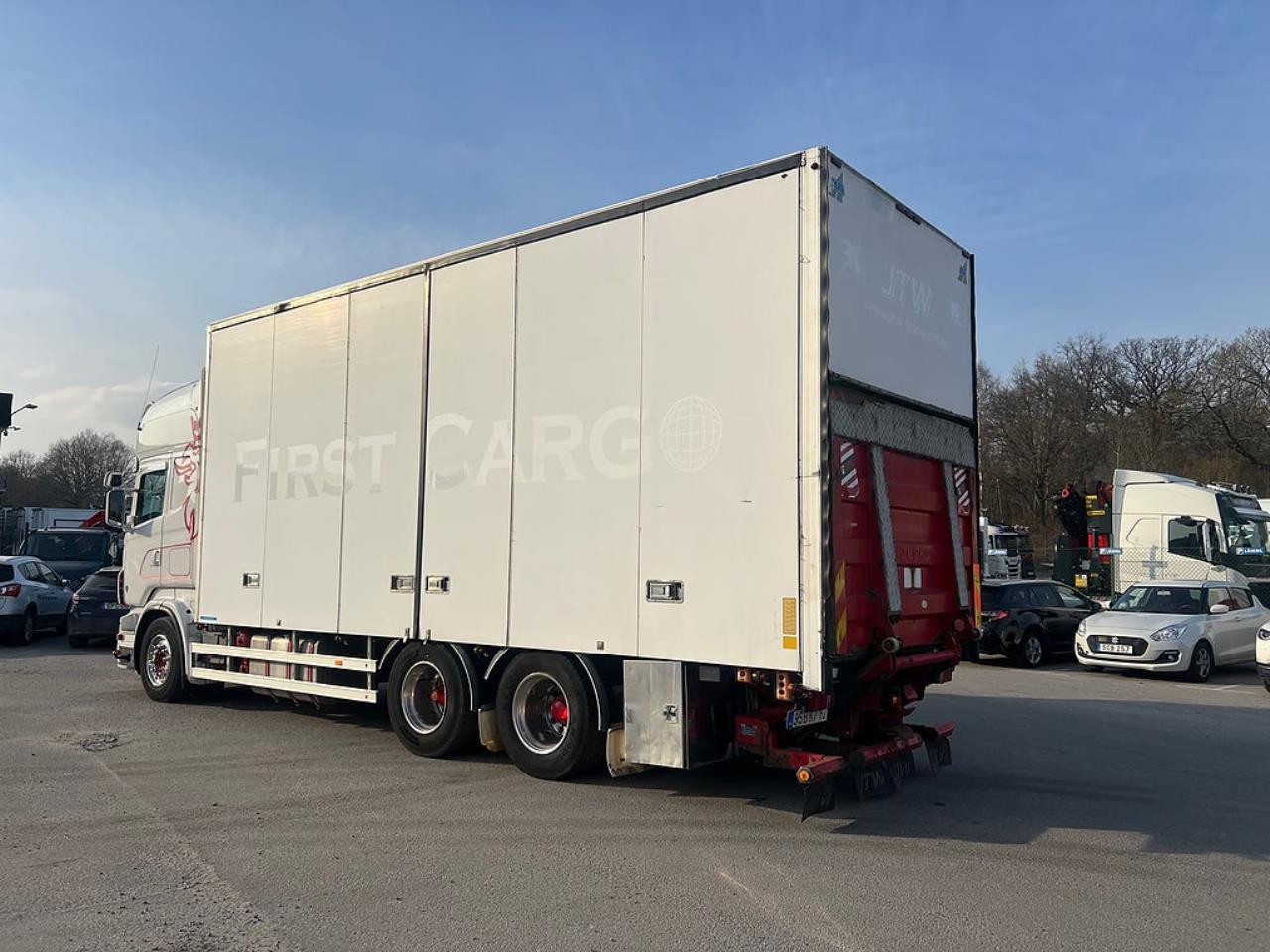 Scania R500 V8 6x2 Sk&aring;pbil, &Ouml;ppningsbarsida 2007 - Sk&aring;p