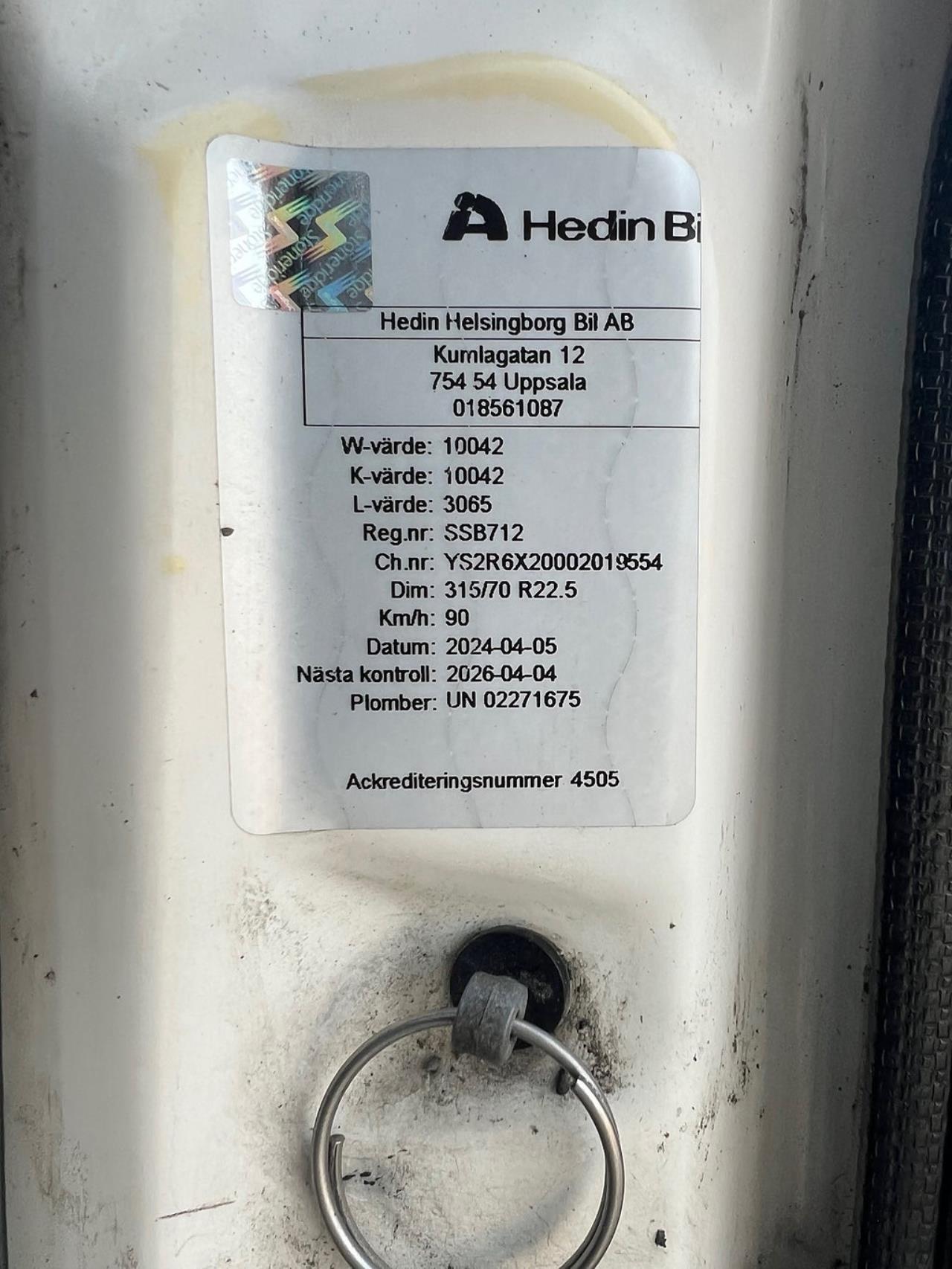 Scania R500 V8 6x2 Sk&aring;pbil, &Ouml;ppningsbarsida 2007 - Sk&aring;p