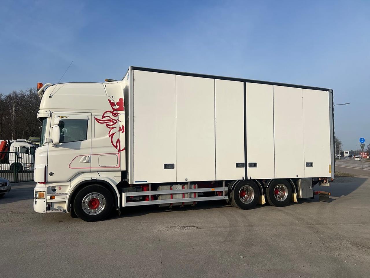 Scania R500 V8 6x2 Sk&aring;pbil, &Ouml;ppningsbarsida 2007 - Sk&aring;p