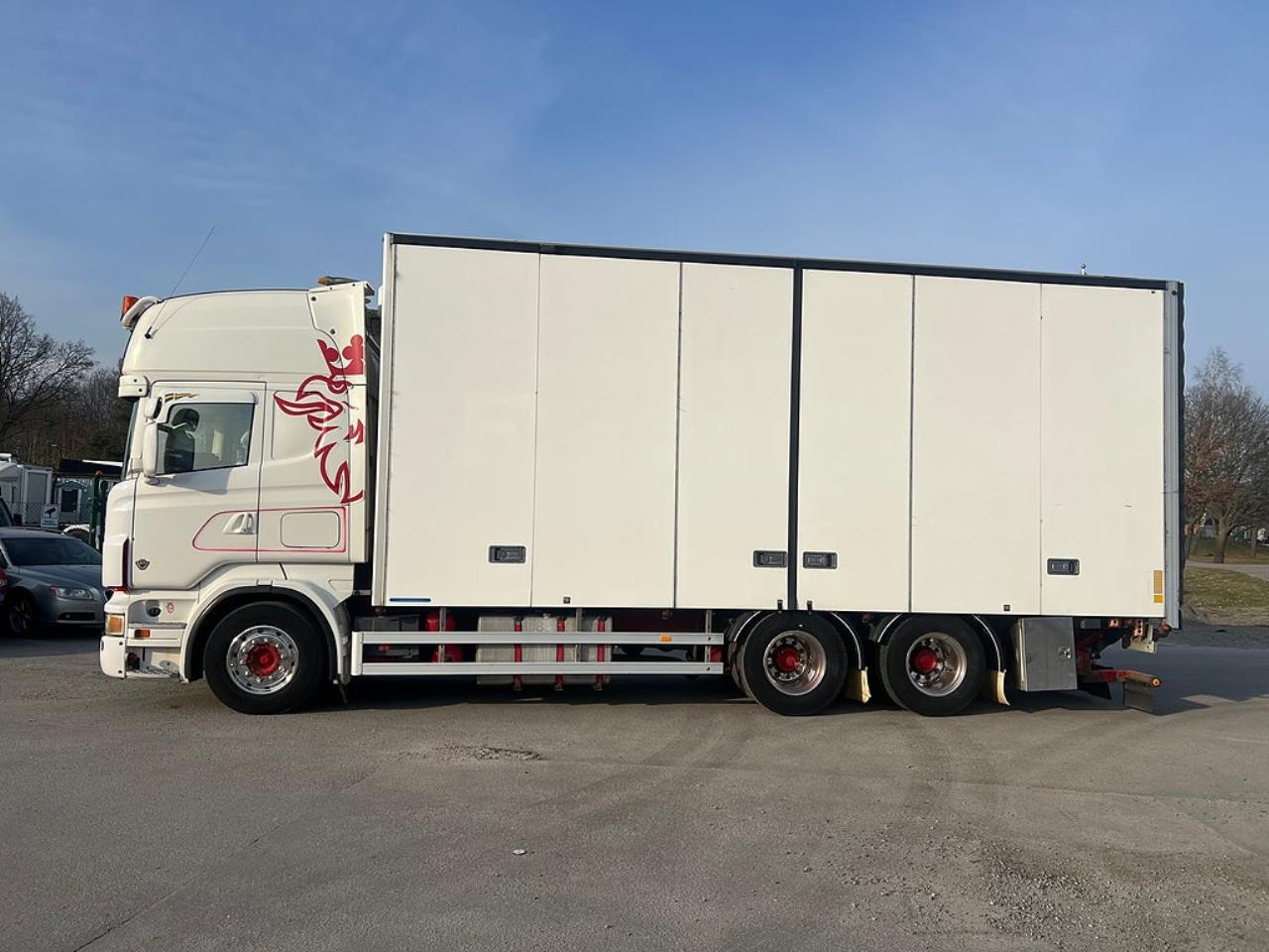 Scania R500 V8 6x2 Sk&aring;pbil, &Ouml;ppningsbarsida 2007 - Sk&aring;p