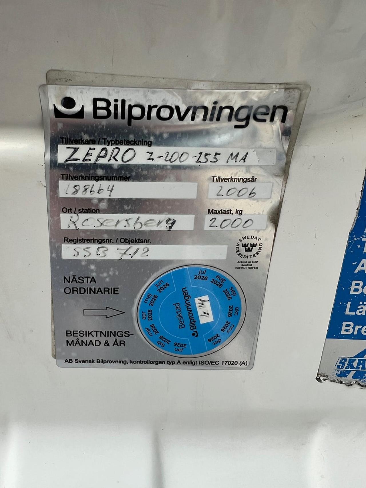 Scania R500 V8 6x2 Sk&aring;pbil, &Ouml;ppningsbarsida 2007 - Sk&aring;p