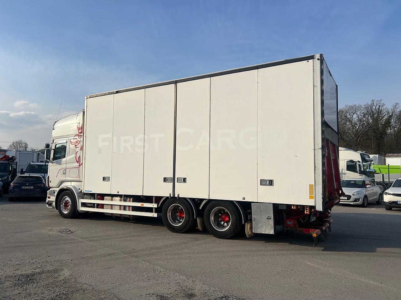 Scania R500 V8 6x2 Sk&aring;pbil, &Ouml;ppningsbarsida 2007 - Sk&aring;p