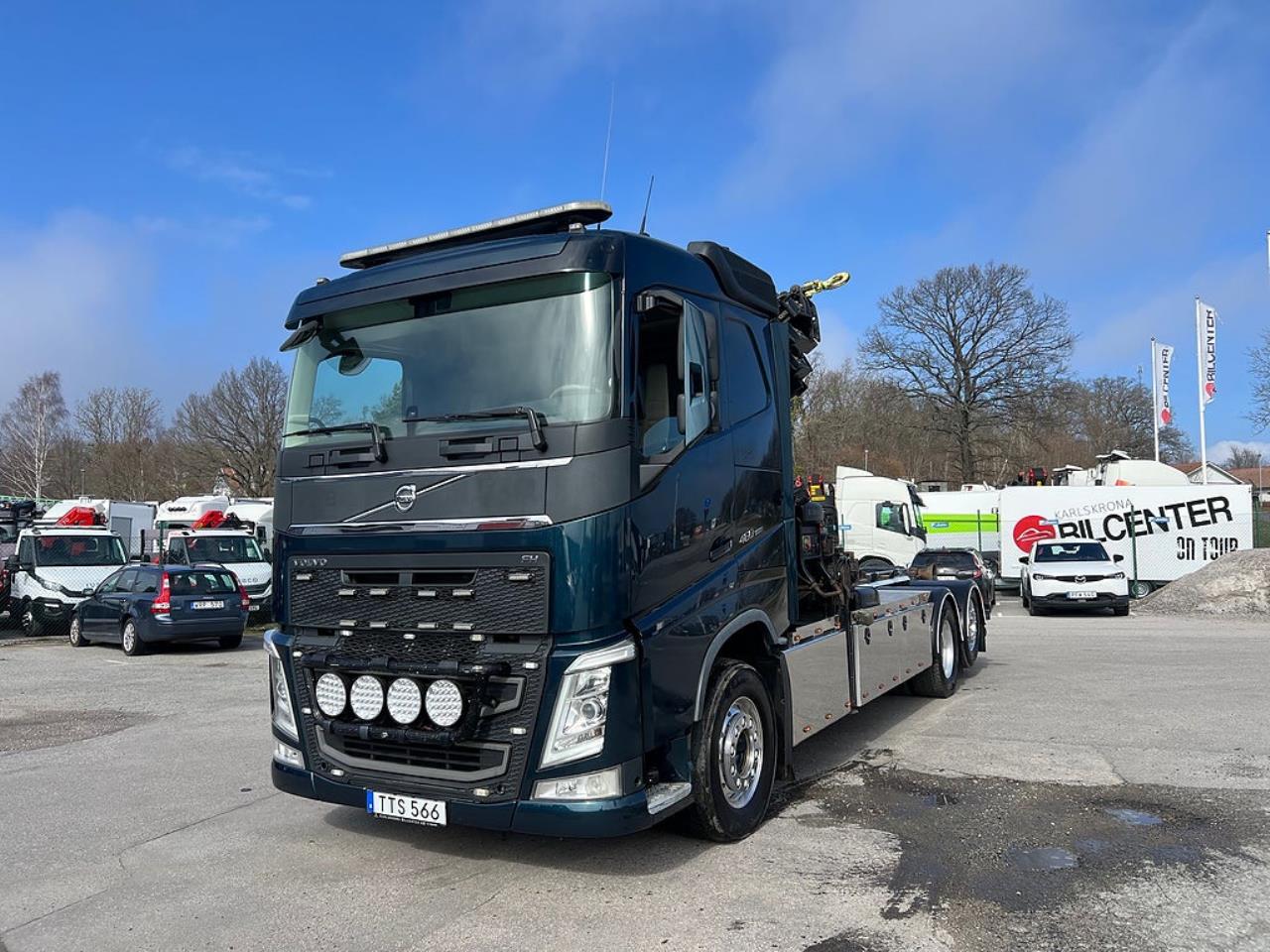 Volvo FH13 460 6x2*4 Kranv&auml;xlare, Hiab 288 Kran, Euro 6 2015 - Kran