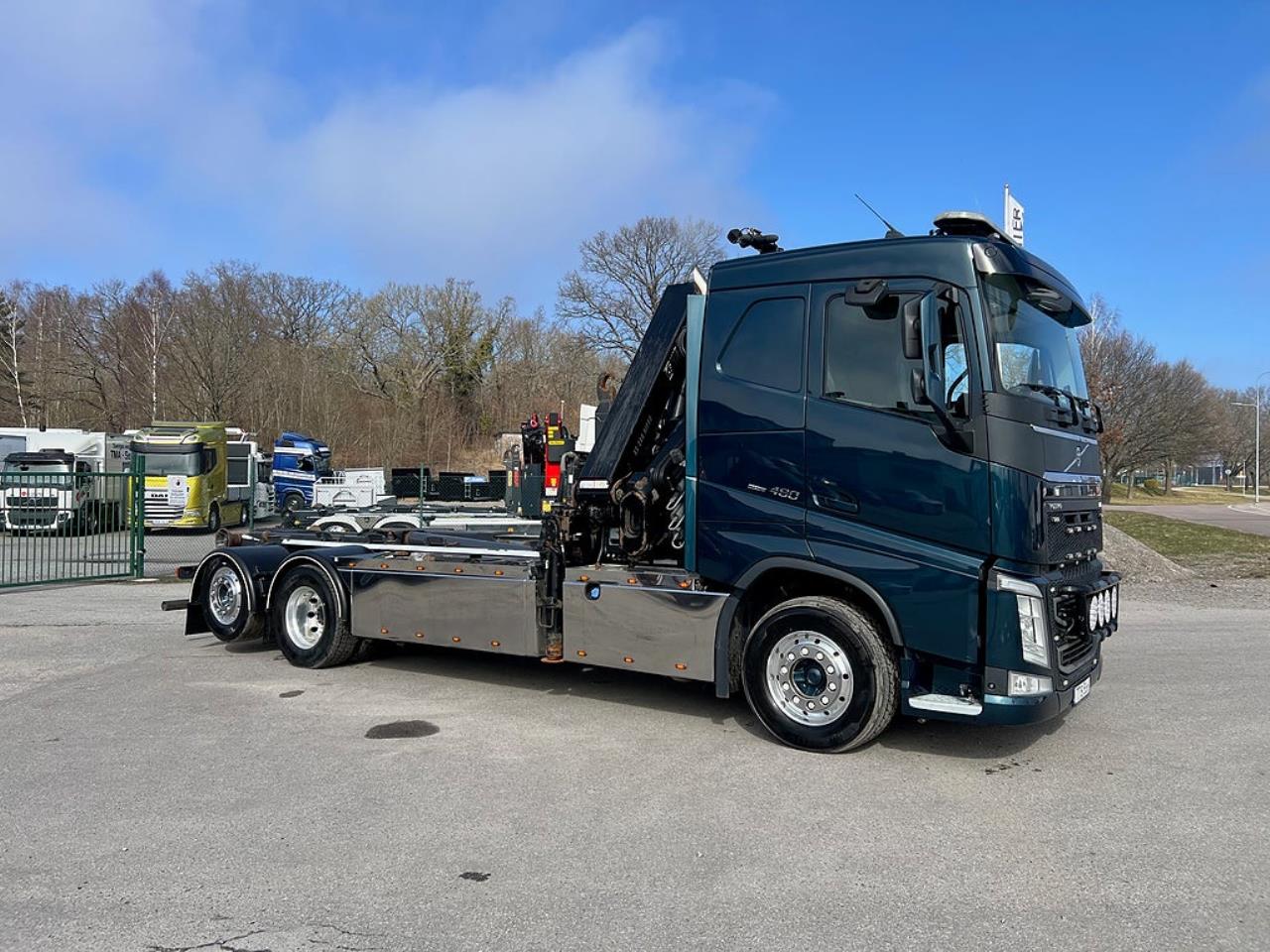 Volvo FH13 460 6x2*4 Kranv&auml;xlare, Hiab 288 Kran, Euro 6 2015 - Kran