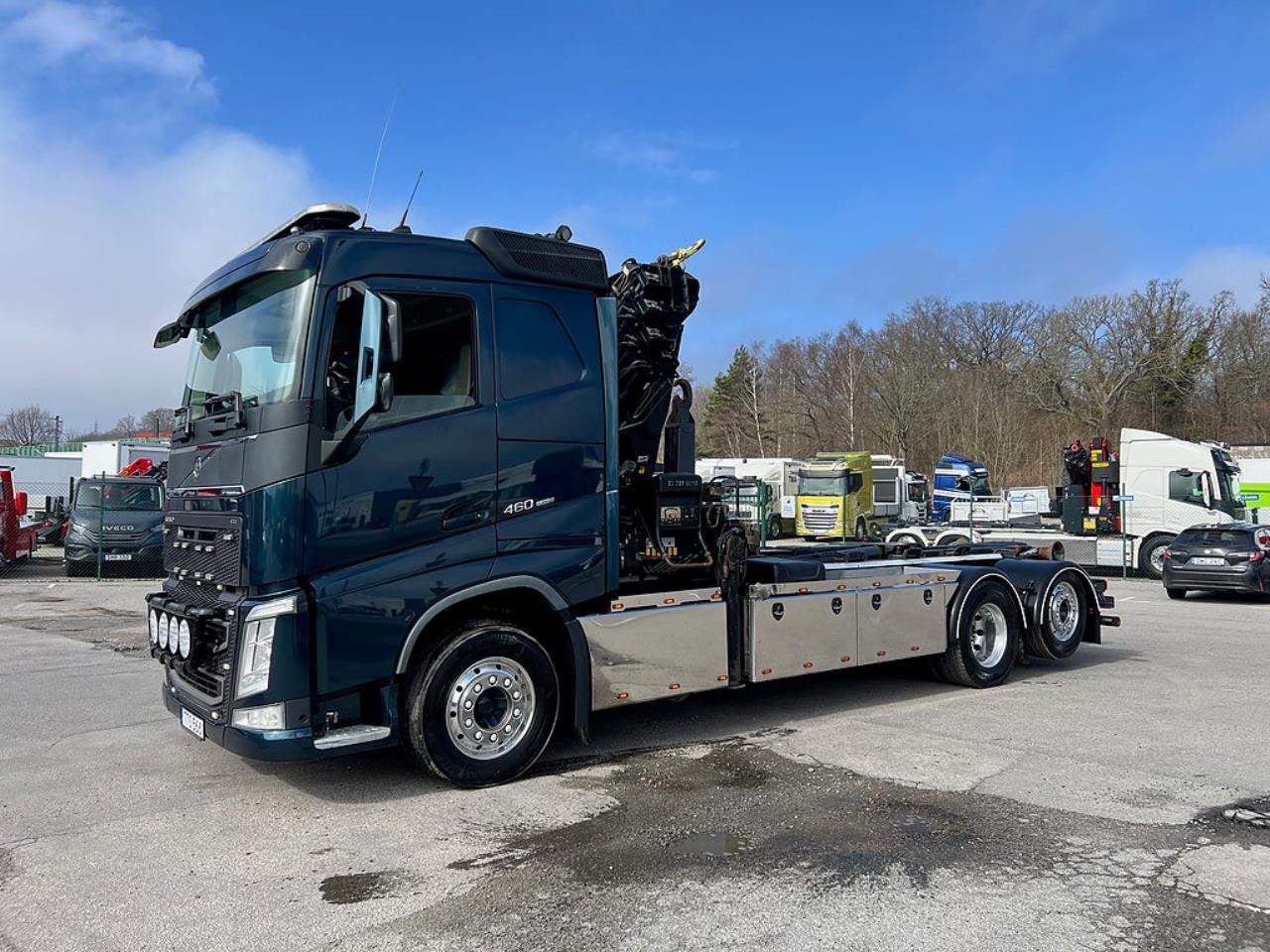 Volvo FH13 460 6x2*4 Kranv&auml;xlare, Hiab 288 Kran, Euro 6 2015 - Kran
