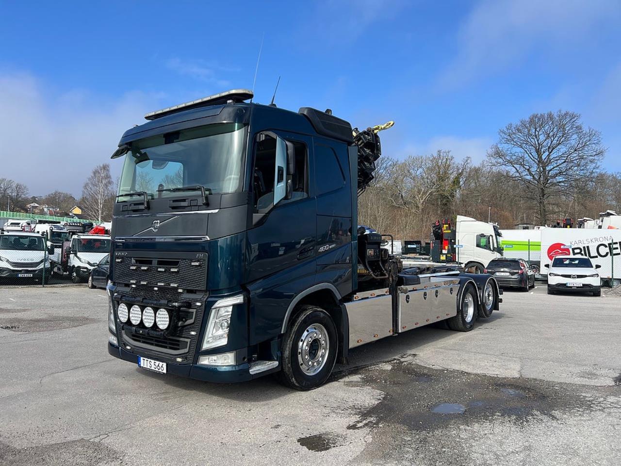 Volvo FH13 460 6x2*4 Kranv&auml;xlare, Hiab 288 Kran, Euro 6 2015 - Kran