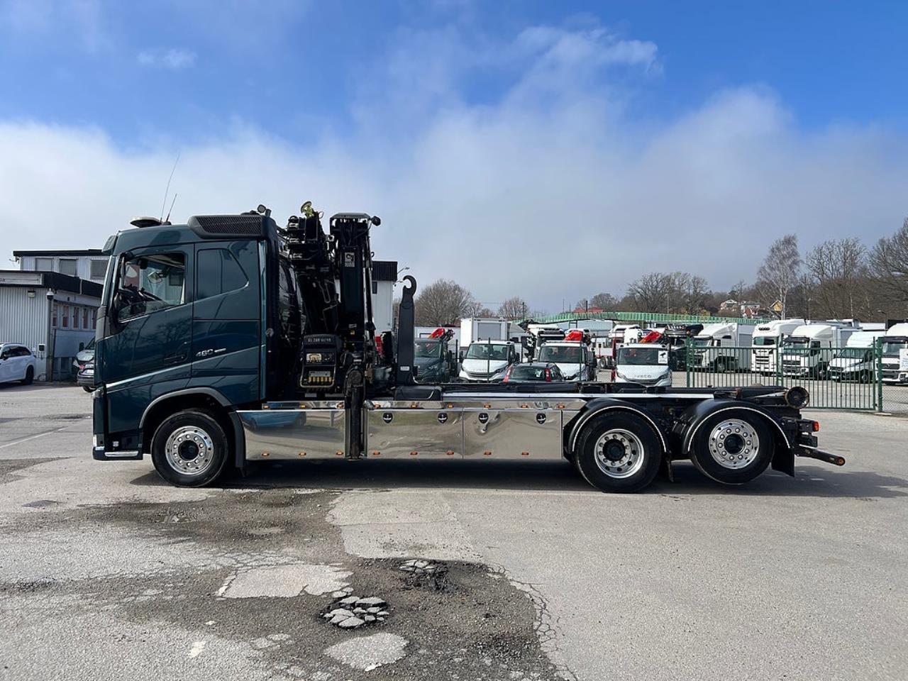 Volvo FH13 460 6x2*4 Kranv&auml;xlare, Hiab 288 Kran, Euro 6 2015 - Kran