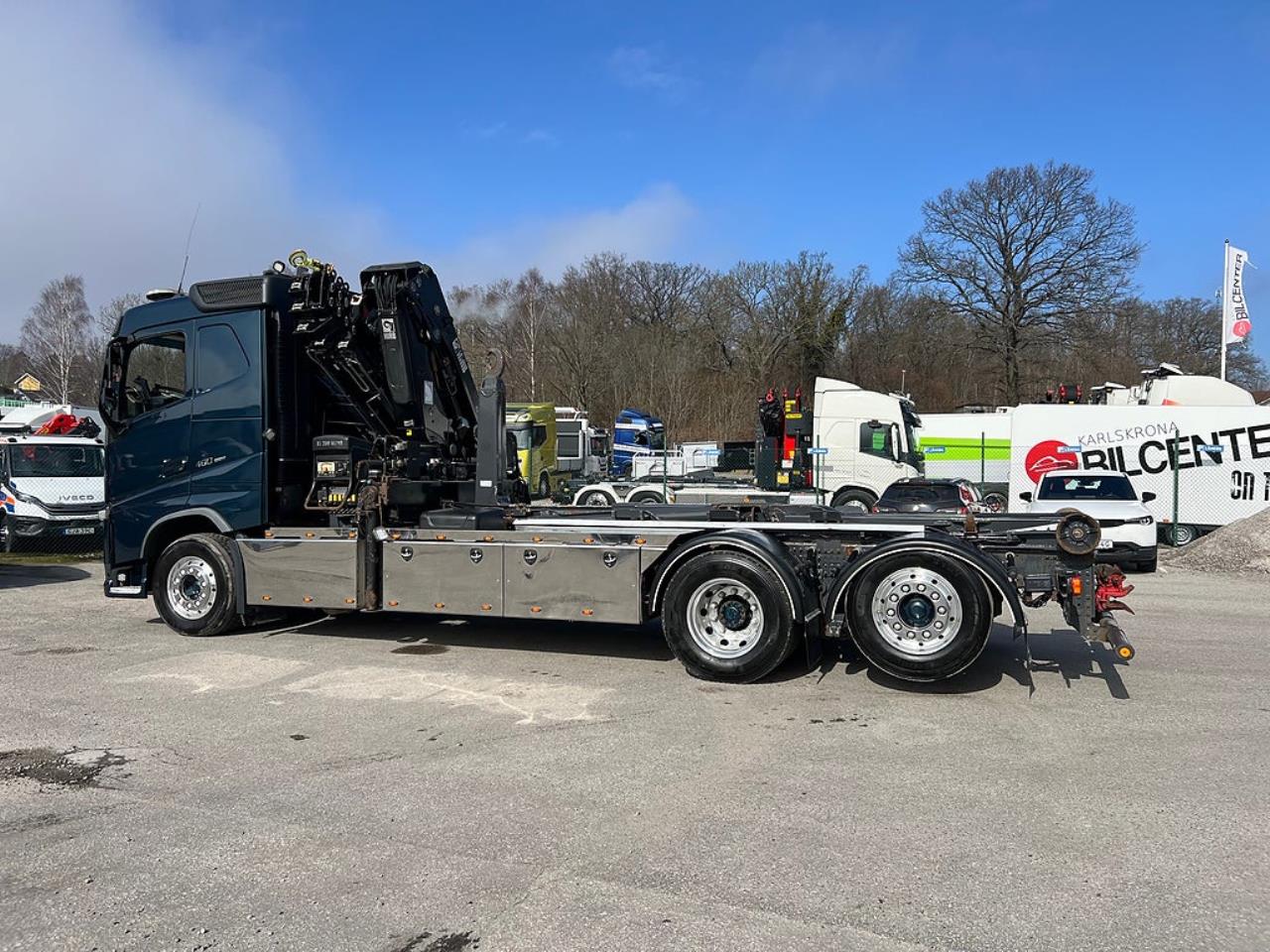 Volvo FH13 460 6x2*4 Kranv&auml;xlare, Hiab 288 Kran, Euro 6 2015 - Kran