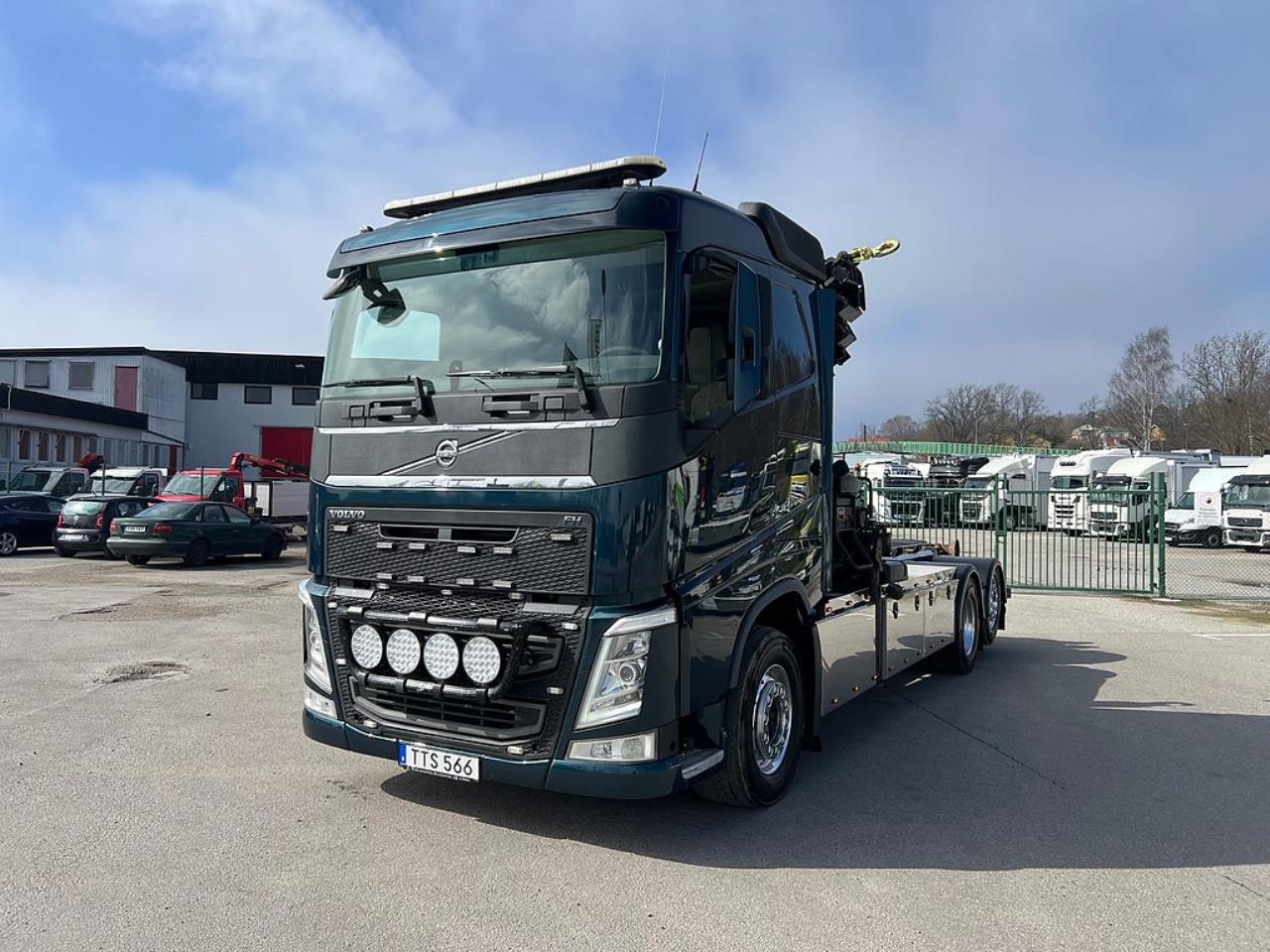 Volvo FH13 460 6x2*4 Kranv&auml;xlare, Hiab 288 Kran, Euro 6 2015 - Kran