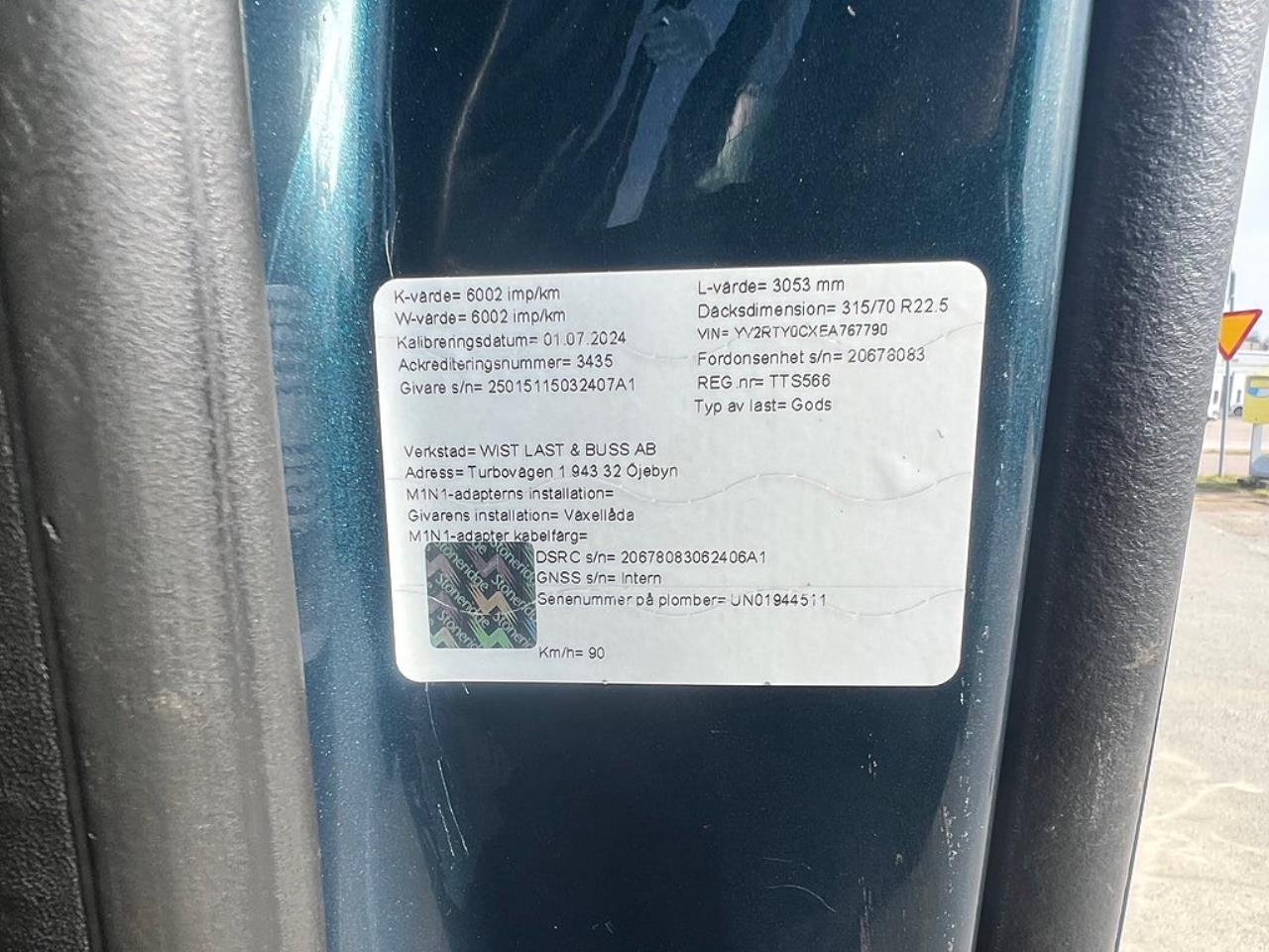 Volvo FH13 460 6x2*4 Kranv&auml;xlare, Hiab 288 Kran, Euro 6 2015 - Kran