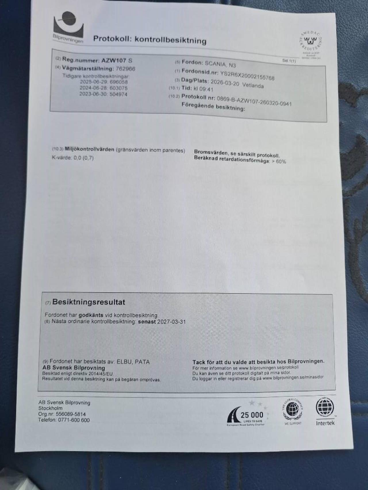 Scania R520 LB6x2 Lastv&auml;xlare 2018 - Krok/Lastv&auml;xlare