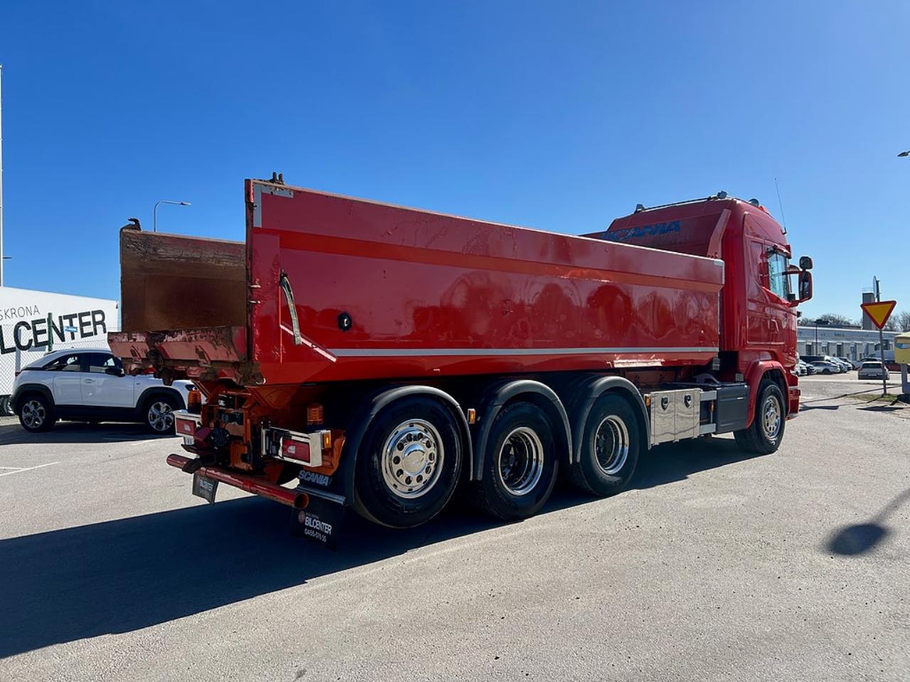 Scania R520 V8 8x4*4 Tridem Tippbil, Plogutrustad 2016 - Tipp