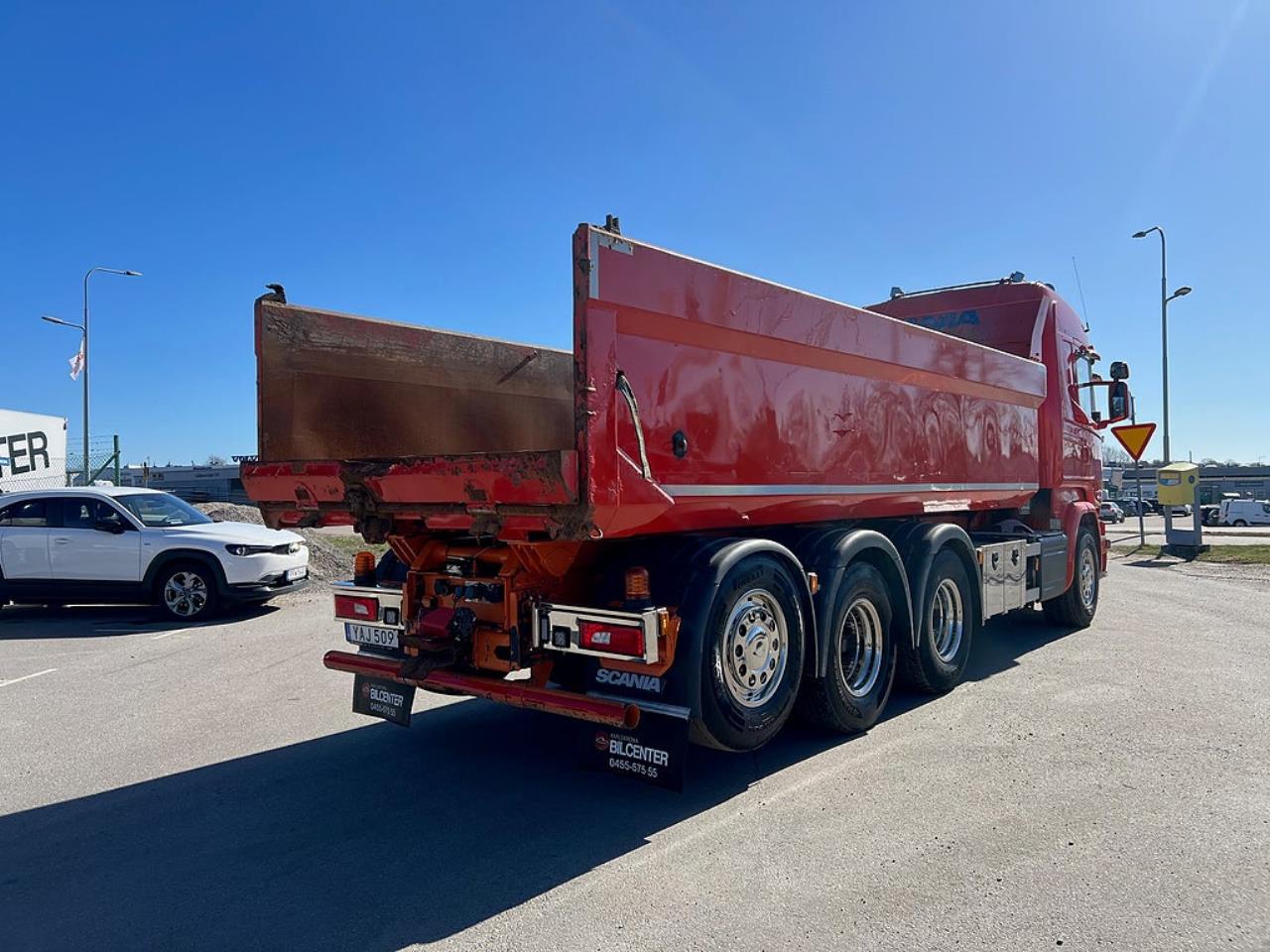 Scania R520 V8 8x4*4 Tridem Tippbil, Plogutrustad 2016 - Tipp