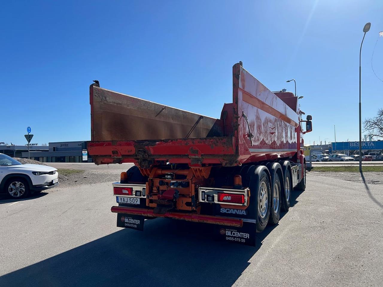 Scania R520 V8 8x4*4 Tridem Tippbil, Plogutrustad 2016 - Tipp