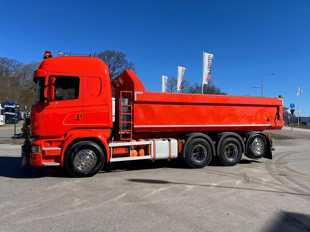 Scania R520 V8 8x4*4 Tridem Tippbil, Plogutrustad 2016 - Tipp