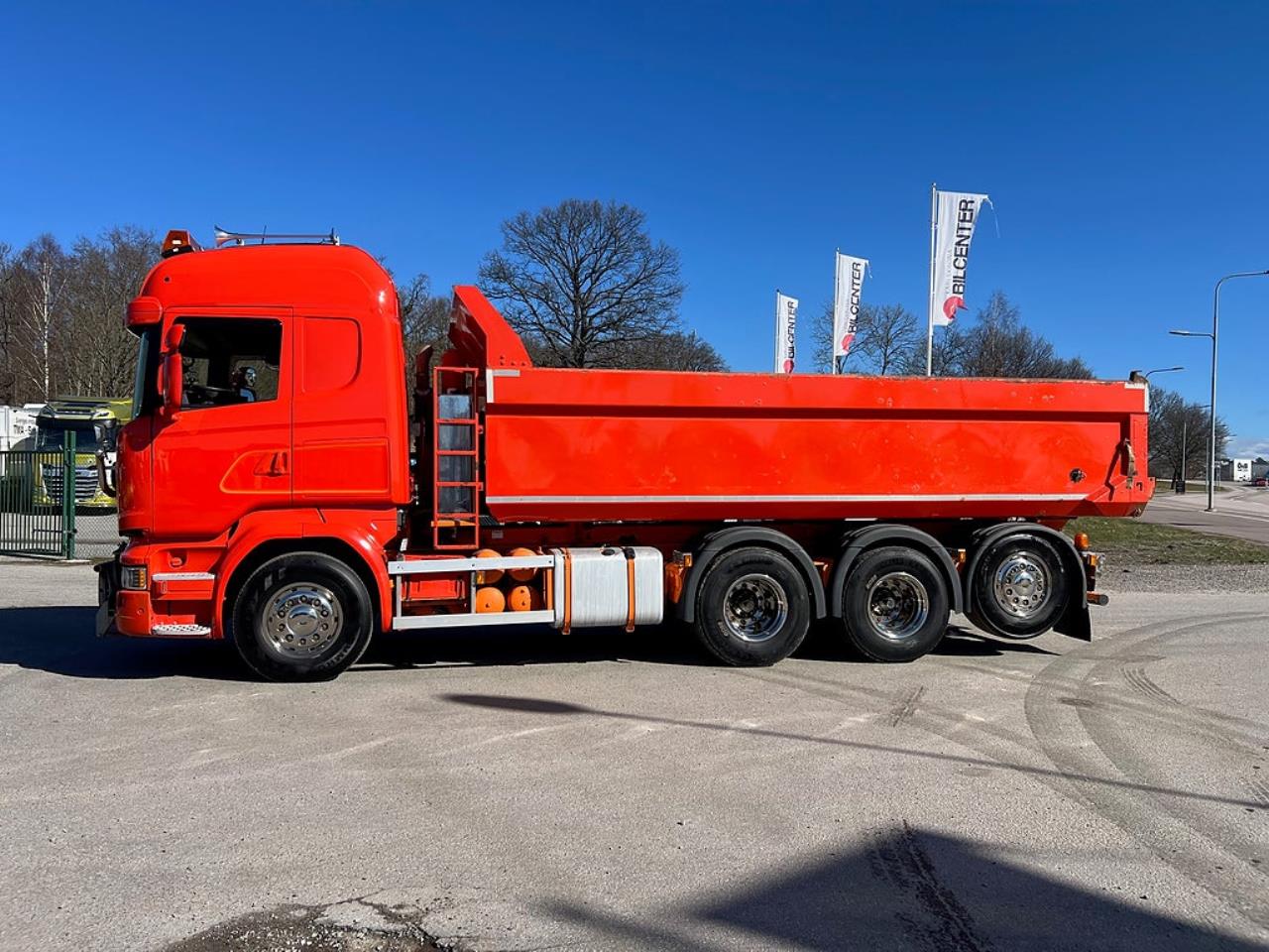 Scania R520 V8 8x4*4 Tridem Tippbil, Plogutrustad 2016 - Tipp