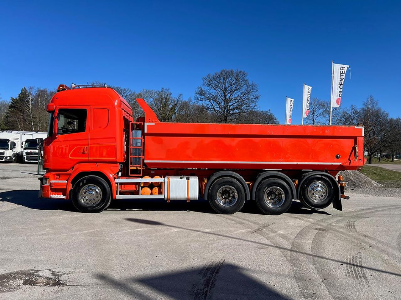 Scania R520 V8 8x4*4 Tridem Tippbil, Plogutrustad 2016 - Tipp