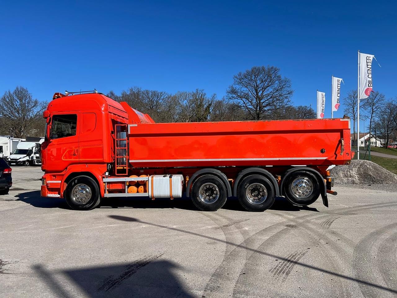 Scania R520 V8 8x4*4 Tridem Tippbil, Plogutrustad 2016 - Tipp