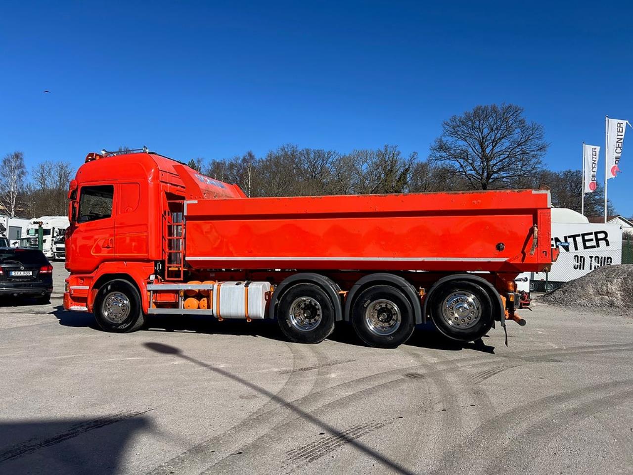 Scania R520 V8 8x4*4 Tridem Tippbil, Plogutrustad 2016 - Tipp