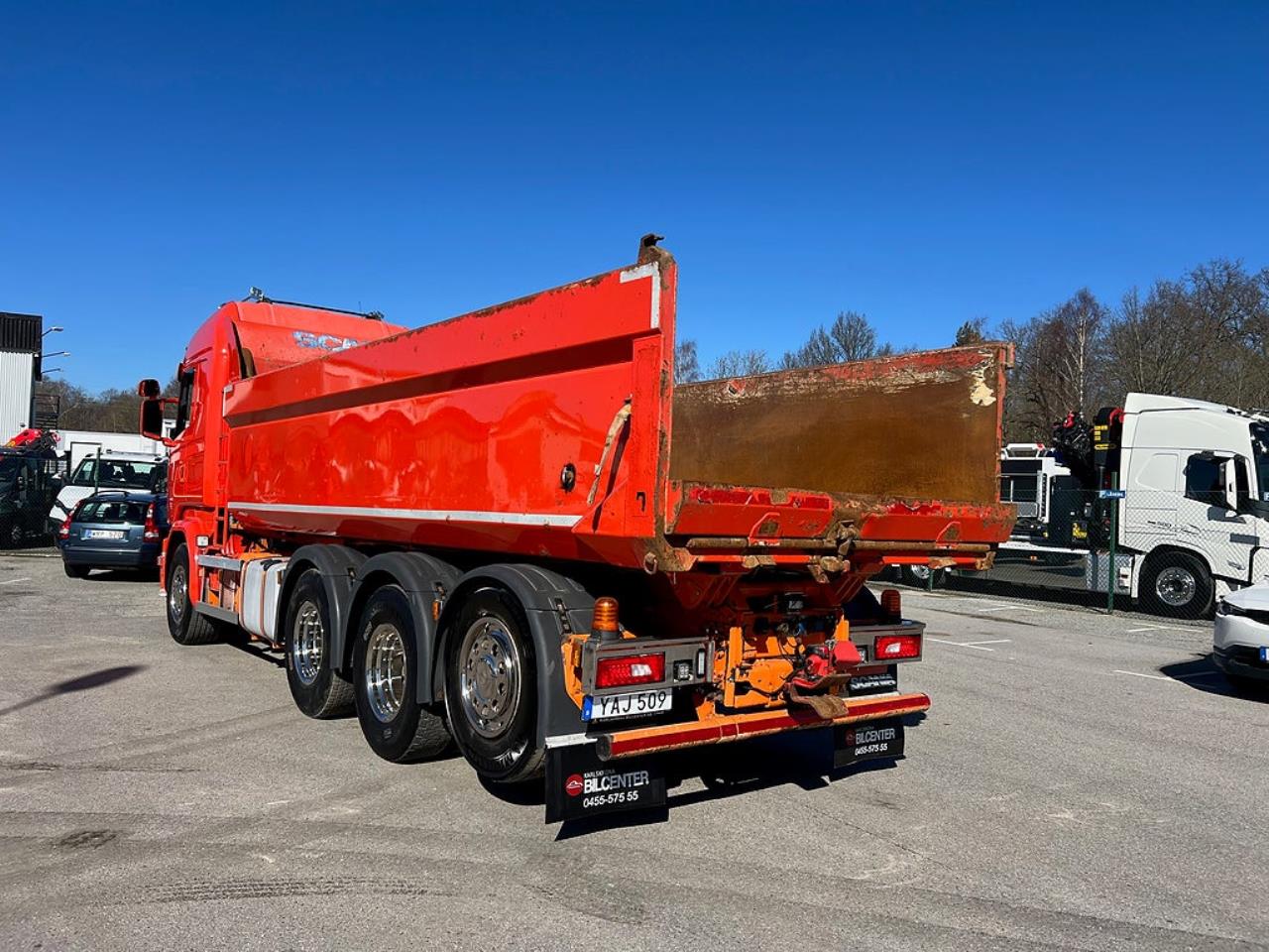 Scania R520 V8 8x4*4 Tridem Tippbil, Plogutrustad 2016 - Tipp