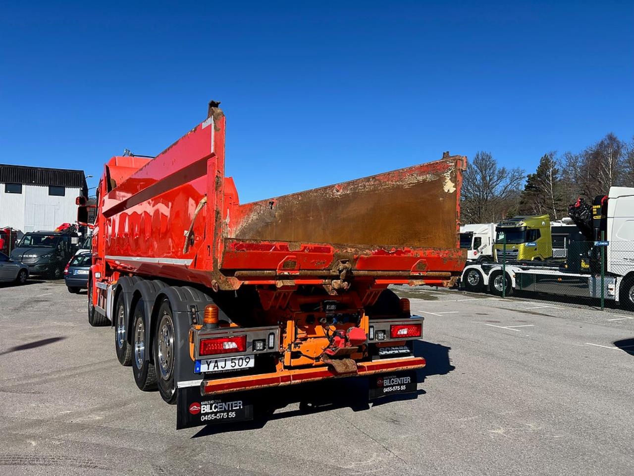 Scania R520 V8 8x4*4 Tridem Tippbil, Plogutrustad 2016 - Tipp