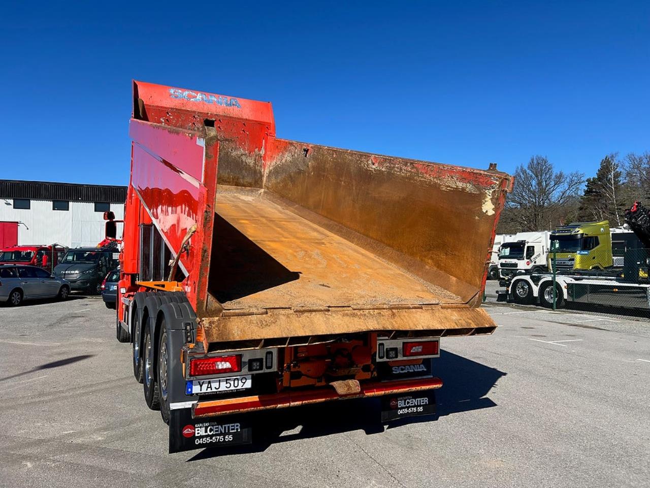 Scania R520 V8 8x4*4 Tridem Tippbil, Plogutrustad 2016 - Tipp